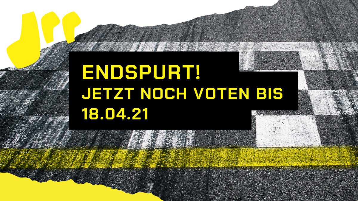 Heute um 23:59 Uhr endet das Voting für den Publikumspreis des @DPP21_official ! Mobilisiert noch einmal eure Fans, Freund*innen und die Oma. Vote now: deutscher-podcastpreis.de/podcasts. #dpp2021 #deutscherpodcastpreis #podcastpreis #podcasts #podcasters