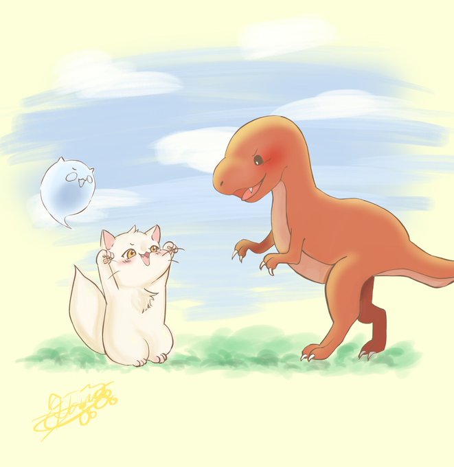 恐竜 高画質 のtwitterイラスト検索結果 古い順