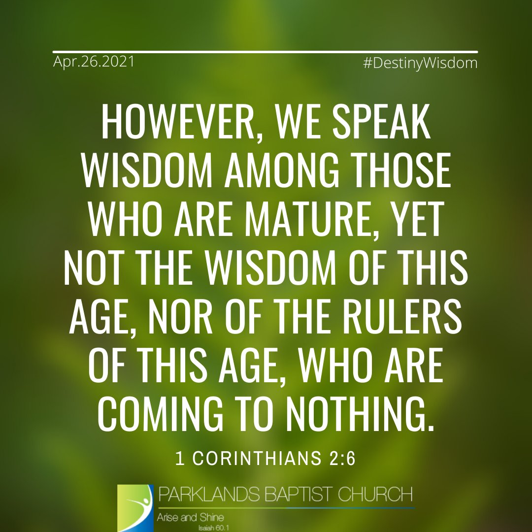 ParkieBaptist's tweet photo. Verse of the day
#DestinyWisdom https://t.co/htP9yX3Rkw
