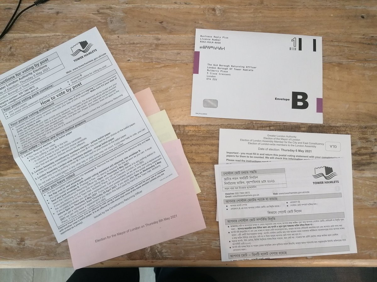 Edo_Prediletto's tweet image. 6th of May Elections for the Mayor of London and London assembly are approaching.

 Make sure you're registered to vote!📝

Get your postal votes📬

#RememberToVote