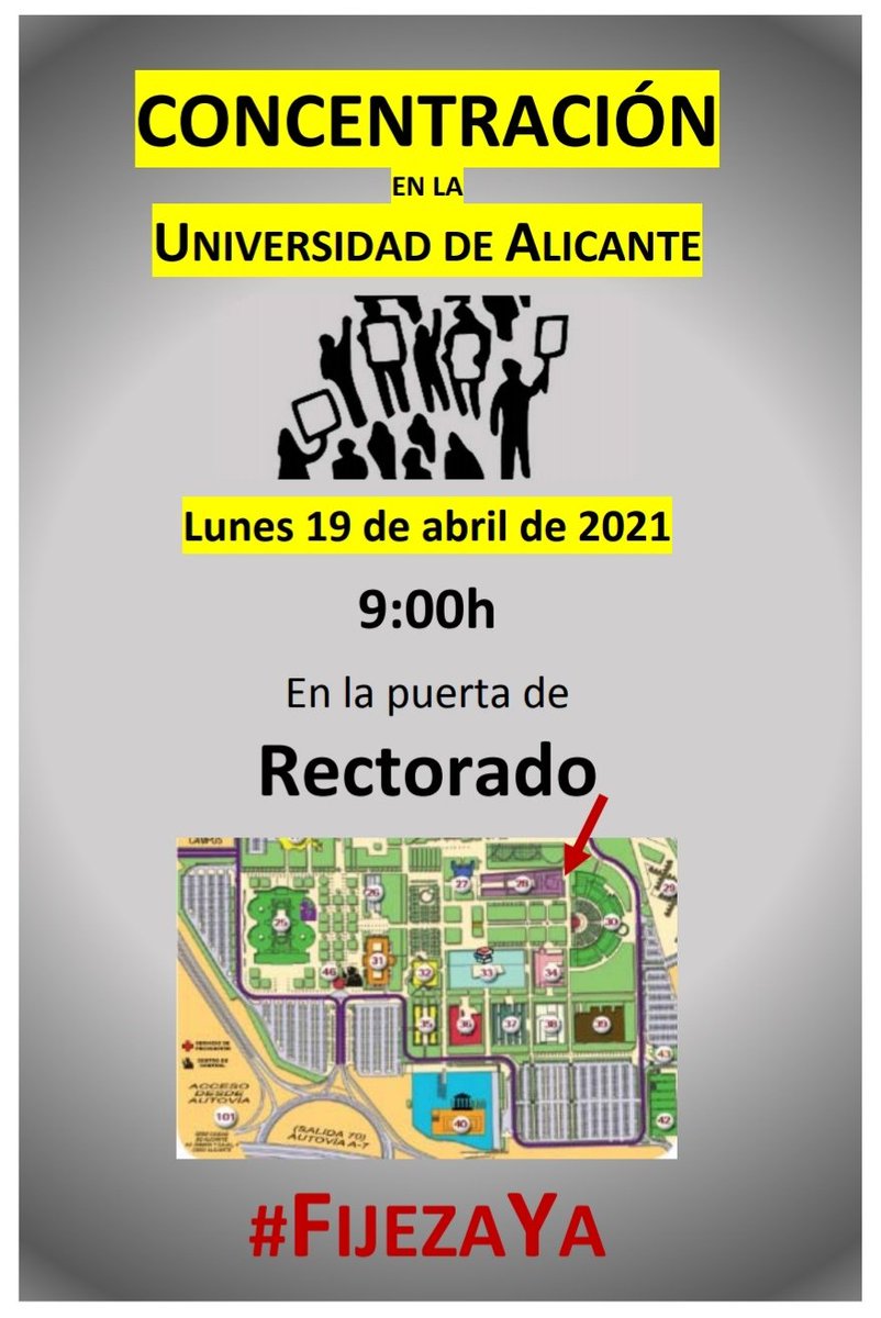 corteganoalejo's tweet photo. 📢La UA NECESITA nuestro APOYO para evitar que recurran las 17 sentencias favorables 

📢Concentración 19 de abril a las 9,00 en la Universidad de Alicante 
🎯 #FijezaYaEsConstitucional
⛔ #StopOEPs
🤜🏻🤛🏻 #ContigoYlosTuyos 

Señor @miqueliceta @victorfrancos
@EUCourtPress https://t.co/j9z5XzVR9T