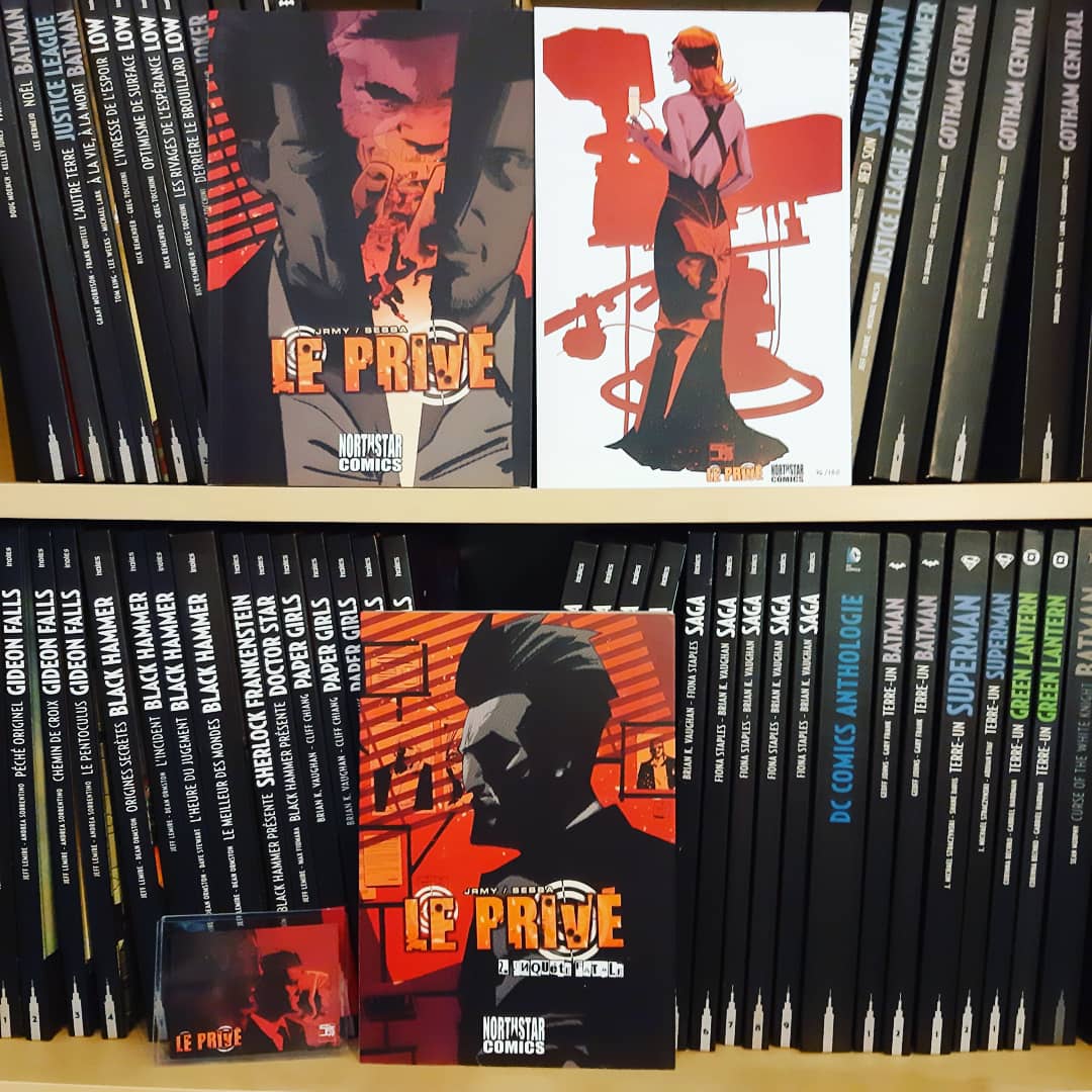 remicavailles's tweet photo. "Le Privé" de #SebastienBarre #sebba et #jrmy édité chez @NorthStarCoFR. Une BD polar aux accents de #SinCity dont j'espère qu'elle connaîtra un 3ème tome !
.
#comics #bd #bandedessinee #9emeart #northtarComics #leprive #sincity https://t.co/hdgtrhEgSO