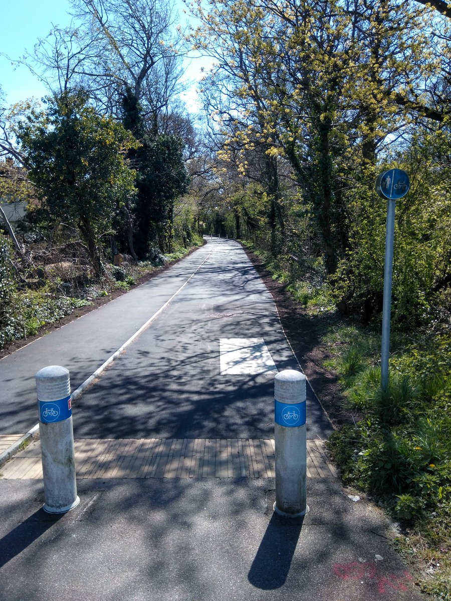 TDF79's tweet image. We have had a few resurfaced #Cyclepaths finished in #Harlow so where are the next location.