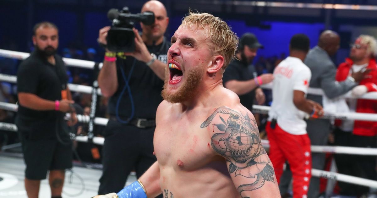 pubitysport's tweet photo. Jake Paul knocked out Ben Askren in the first round, taking his record to 3-0-0 as a professional boxer. Maybe he will fight an actual boxer next. https://t.co/dvRZJfYJPq