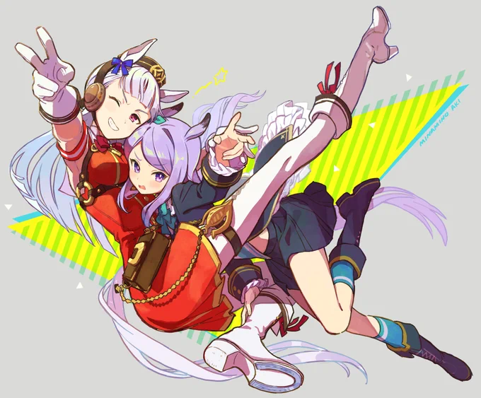 マックちゃんもピスピーース!!
#ウマ娘 #ゴールドシップ #メジロマックイーン 