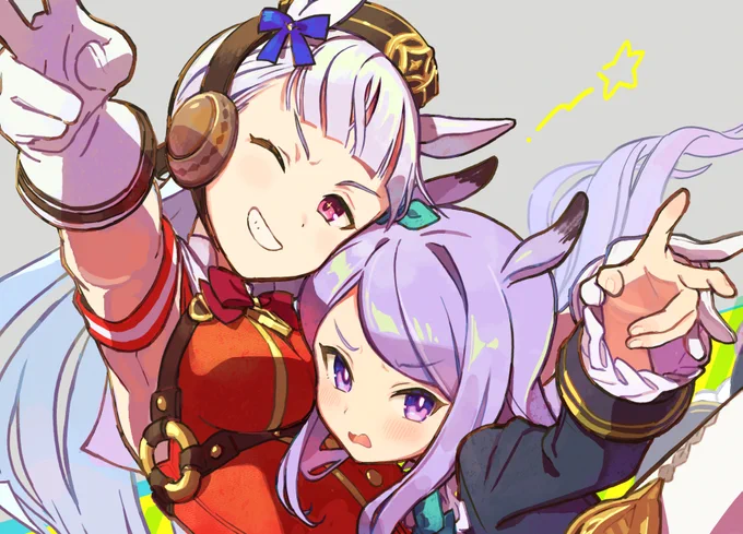 マックちゃんもピスピーース!!
#ウマ娘 #ゴールドシップ #メジロマックイーン 