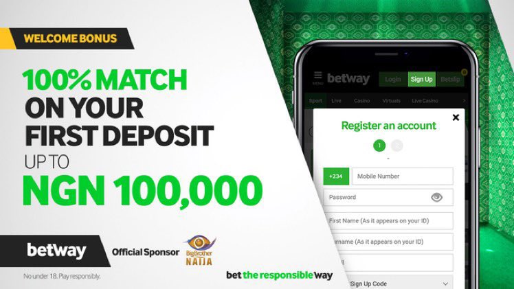 SakasticBET's tweet image. Well analyzed ACCA on @BetwayNigeria 
Booking codes💥🍏

100 odds.     -193A286A
25 odds.       -193A2FB1
12 odds        -193A32EB
4 odds.         -193A57B6

Bet here 👉🏽 bit.ly/2zJNFvQ
Promo code - SAKASTIC

🚨10X refund if one game let’s us down! @Mrbankstips