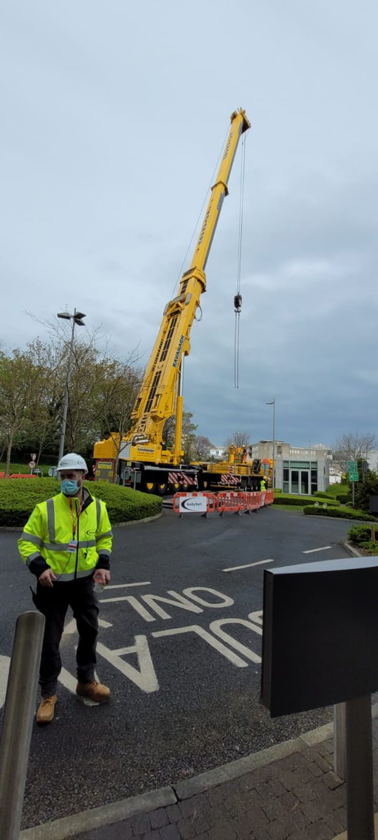 AMPMSafety's tweet photo. Early Sunday morning start for preparing for afternoon lift #safety #worksafe https://t.co/XYeJAgLqIX