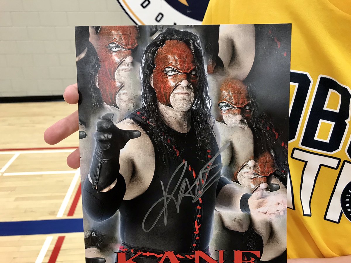 Hi <a href="/HulkHogan/">Hulk Hogan</a> I work with <a href="/BrandonUni/">Brandon University</a> Athletics in 🇨🇦. We host a charity golf tourney and are putting together unique prizes. Just got a <a href="/KaneWWE/">Kane</a> signed 📸Wondering if you’d be able to supply us with an autograph? Here’s the info bit.ly/3cVeUDl Thank you, Brother! #Bdnmb