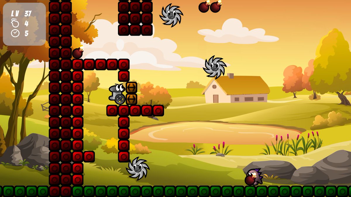 Decided to delay launching Rolling Rob until next weekend which is in no way connected to Google taking forever to approve a last minute update, so here is screenshot instead 😁 #hurryupgoogle #indiegame #indiegamedev #gamedev #gamedevelopment