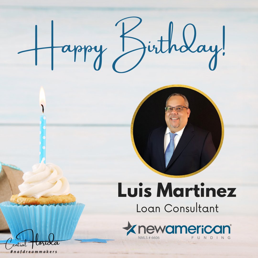 Happy Birthday to Luis Martinez! We wish you an amazing day.   