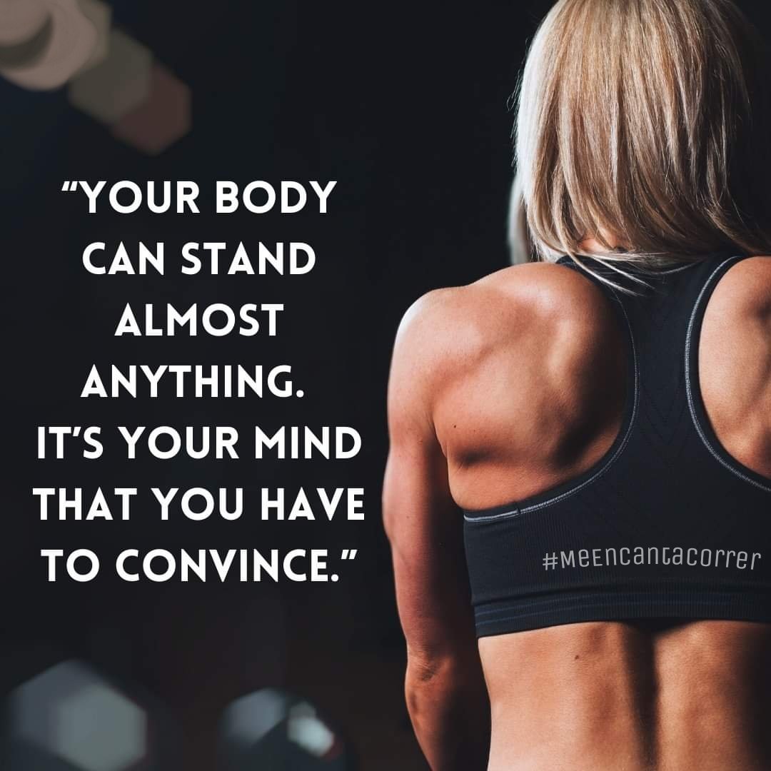 Tu cuerpo puede soportar casi cualquier cosa💪🏻🫁🦵🏻🫀🦶🏻.
Es tu mente a la que tienes que convencer🧘🏻‍♀️🧠🧘🏻‍♂️💭.
#MeEncantaCorrer les envía a tod@s la mejor de las vibras para este
#DomingoDeEsfuerzo