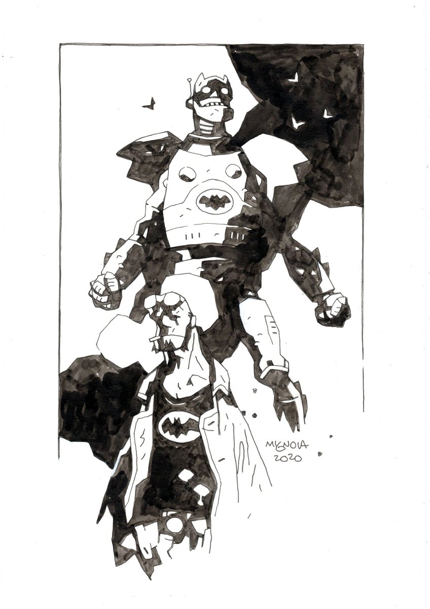 One more for Bat Appreciation Day--Well, sort of. 
I don't think there is a Giant Robot Batman Day so when else is something like this going to get posted? 