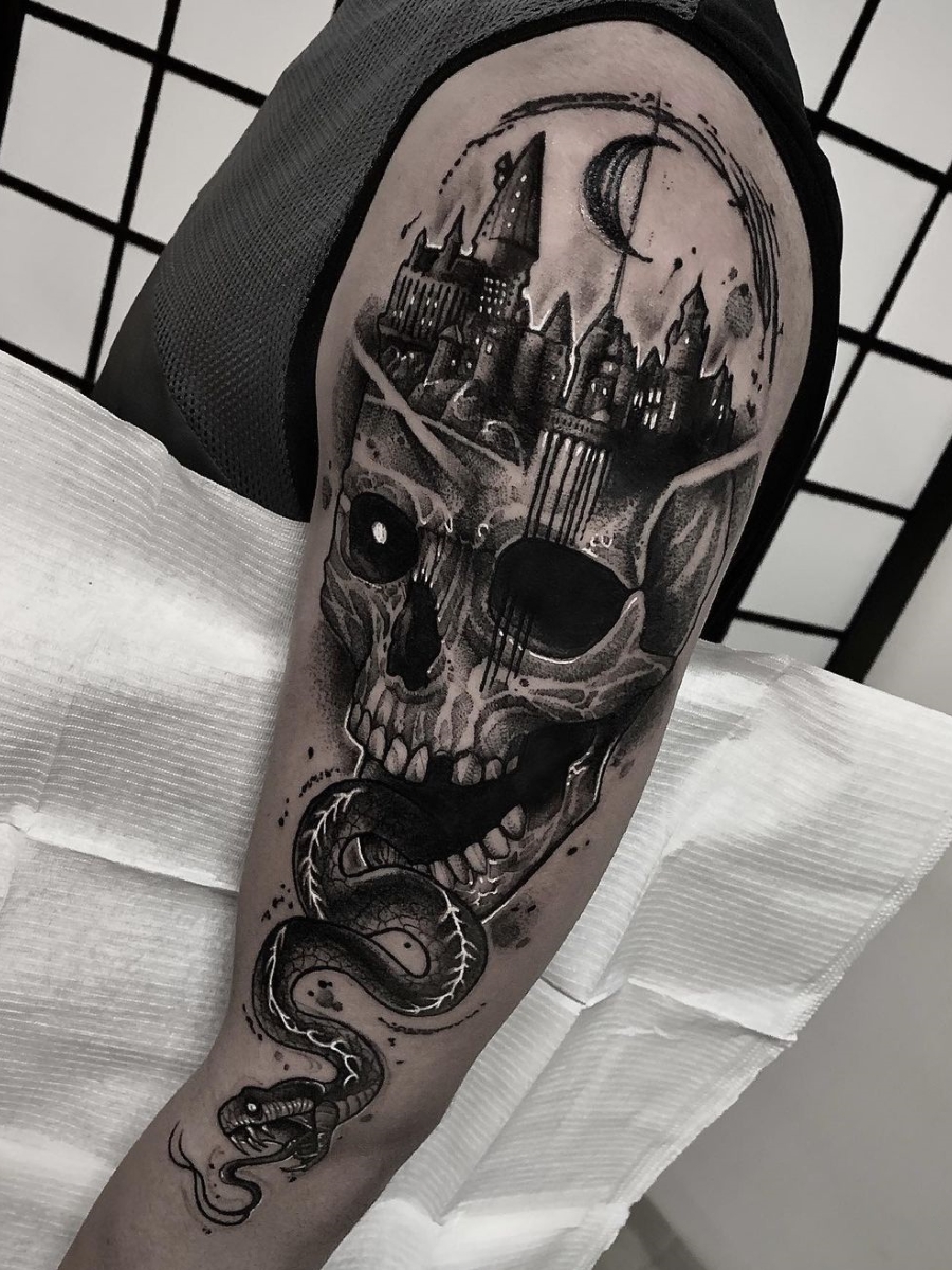 Ramón on X: "Diego Favaretto > Dark Mark (Harry Potter) #tattoo #ink #art https://t.co/TwrHFgR2tC" / X