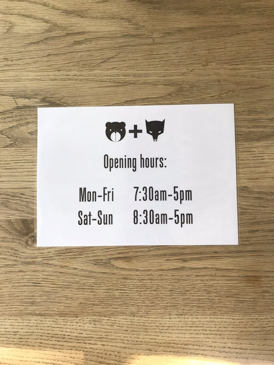 New hours for the summer, now open at 7:30am!!