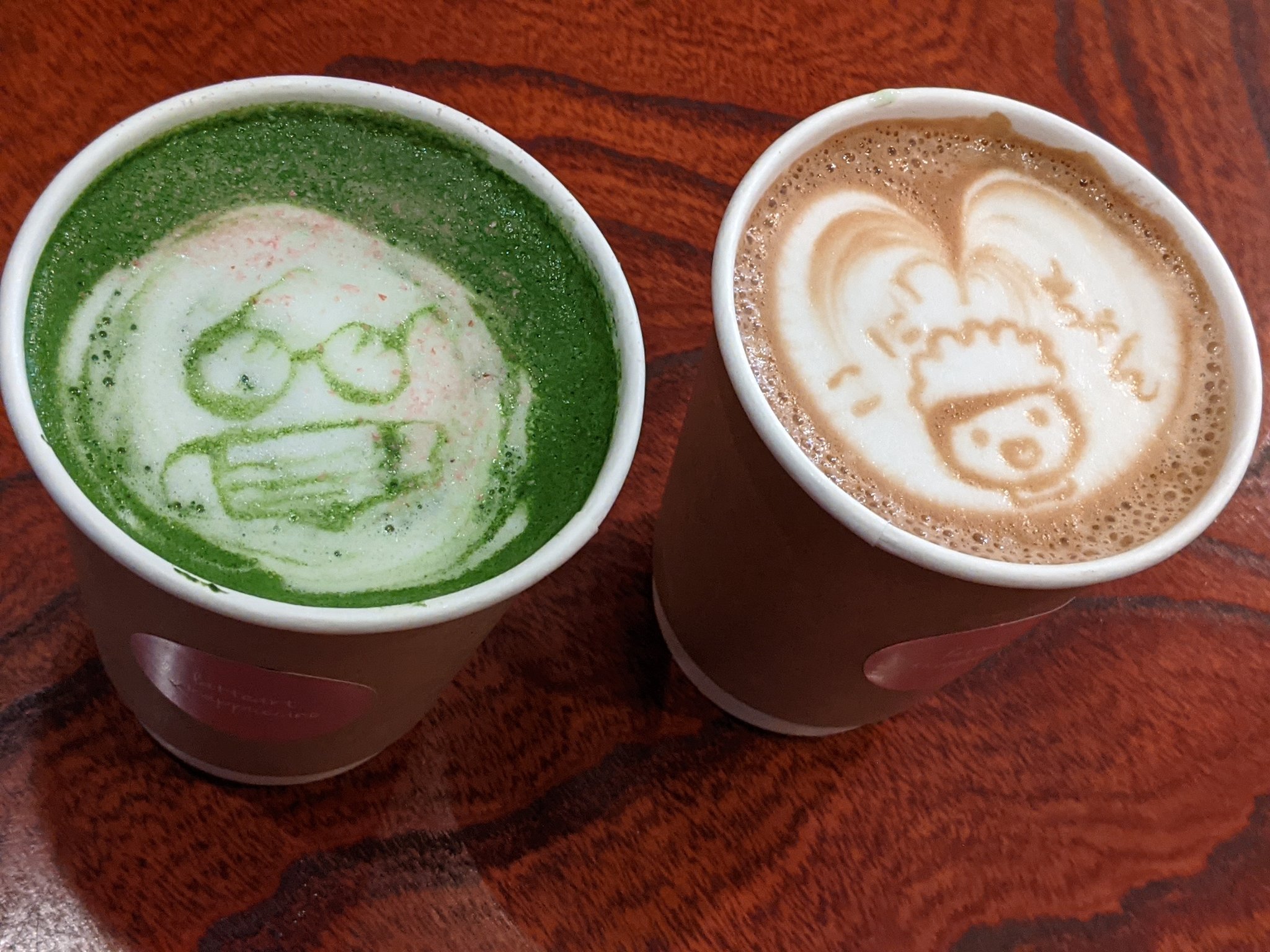 カリマンタン 高橋 昨日 福井市文京にある雑貨 テリフリ さんへ行ってきました 抹茶ラテのラテアート おしゃれでした テリフリ ラテアート カフェアート T Co Mus5tzbr Twitter