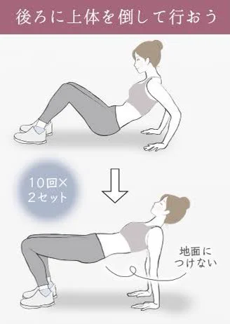 安心してノースリーブが着たい！二の腕のたるみにはフレンチプレスと逆腕立て伏せ！