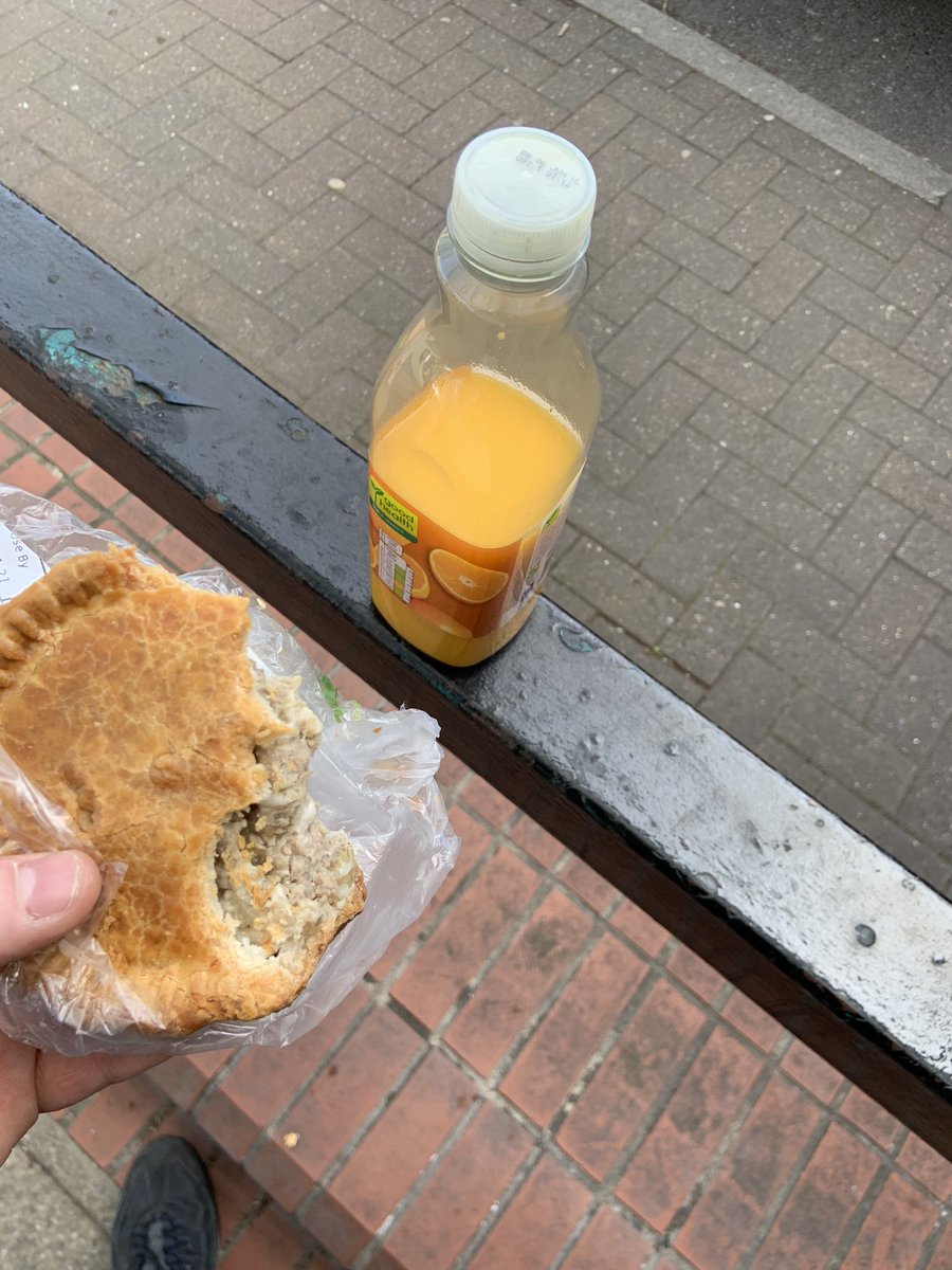 _JohnHardy94's tweet photo. First ever time I’ve ever been to Waitrose, mad seeing how the other half lives. Currently scranning a pork pie from the bag outside the shop getting dirty looks. Workers of the world unite https://t.co/ql95QXRSsE