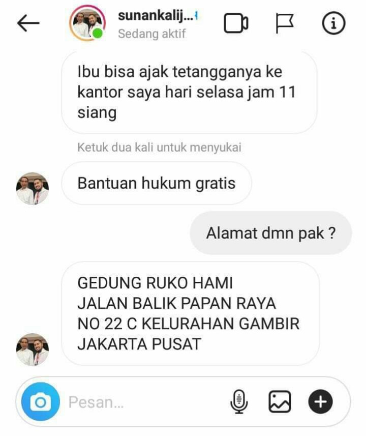 Bantuan hukum gratis untuk semua korban pinjol dan penipuan dari pinjol. Monggo.  

Para tl dan dc dari pinjol yang mau datang juga monggo. Itu juga kalo berani.