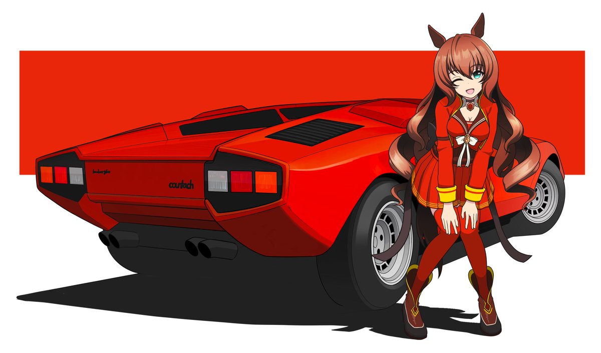 1girl sports car horse girl car horse ears vehicle focus animal ears  illustration images