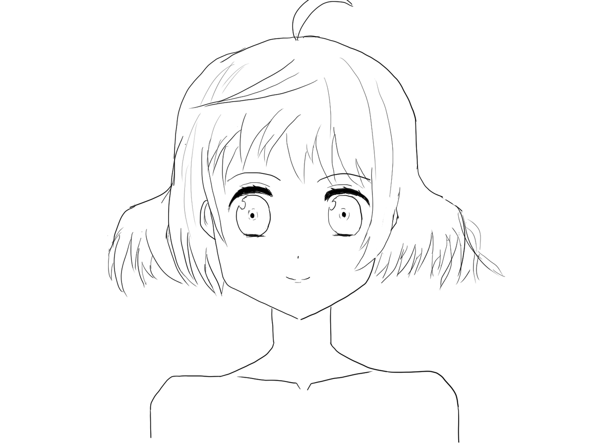 asimo_sub1's tweet photo. イラスト生活三日目
正面顔、教本の書いてある通りに書いたらやっぱきれいだ
髪だけ自分で書いたからなんか変 https://t.co/MjgKDCyXvV