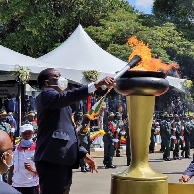 Zimbabwe’s flame burns bright! 🇿🇼#ZimbabweAt41
