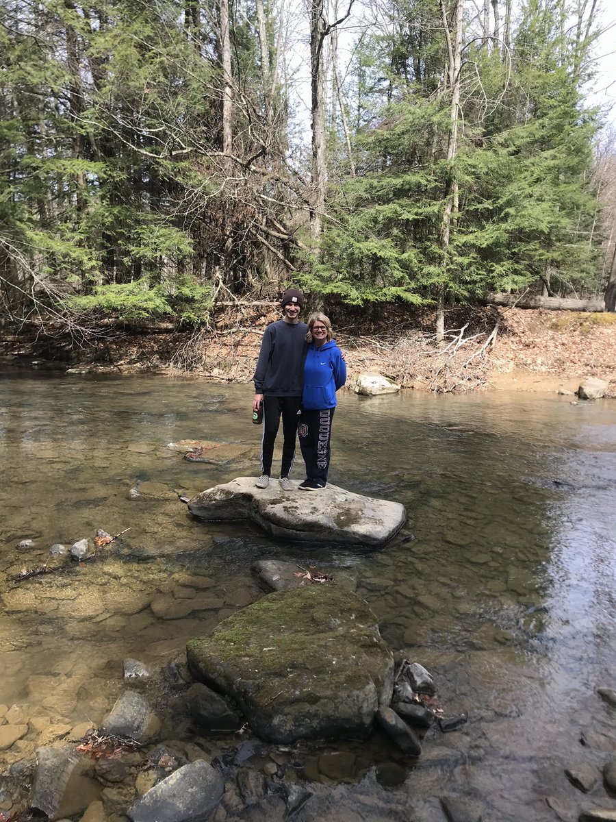 jolene_mcilwain's tweet photo. Here’s a pic from my hiking/moseying around and creek-gazing with my not-so-little-anymore guy. Also, I was doing some serious fact-checking for my stories 😂✏️#amwriting #nature #creeksofwesternPA #creeks #cricks #westernPA #storiesaboutmagicalcreeks https://t.co/yq6UmWIava