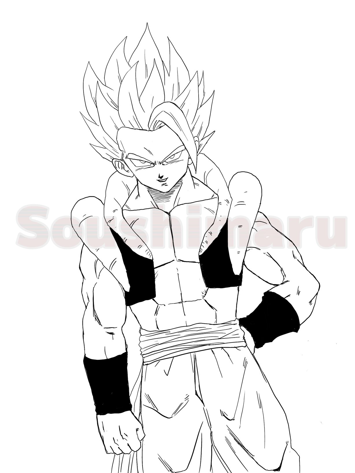 Soushimaru オムライス Metal على تويتر ドラゴンボール超 ゴジータ イラスト 劇場版ドラゴンボール超ブロリーに出てくる ゴジータを描きました Https T Co Xmwktw467k تويتر