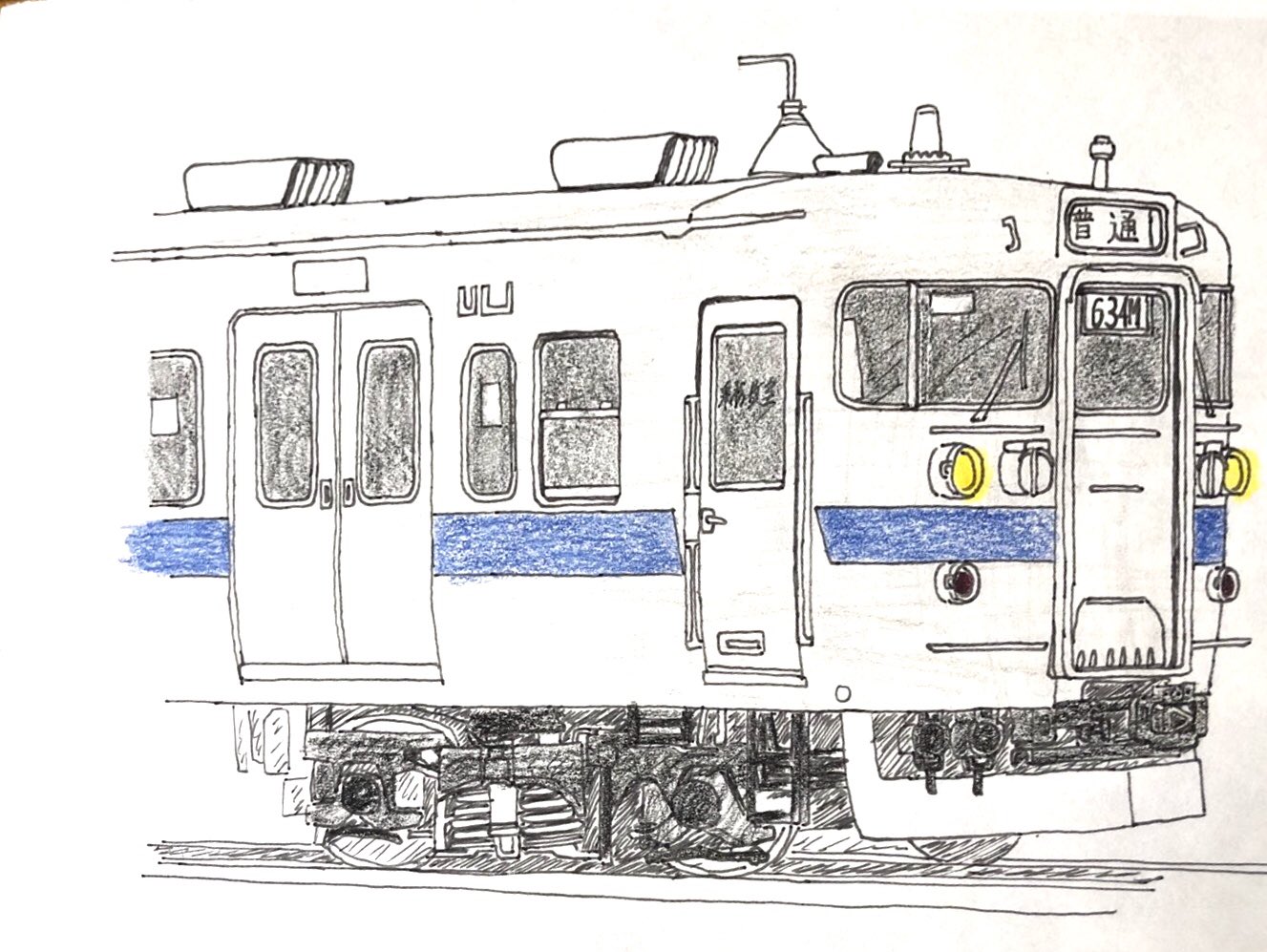 Klsnl バス絵 サハ115 2 クハ115 612 クハ401 901 クハ401 101 電車絵 電車イラスト 鉄道画 ボールペン画 鉄道イラスト 401系 常磐線 水戸線 T Co Ydz1ycs6ul Twitter