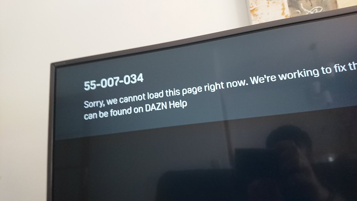 Xsalsan's tweet photo. @DAZN_ES_Help No puedo ver nada en app Android Tv. https://t.co/YdEr1XK0z1