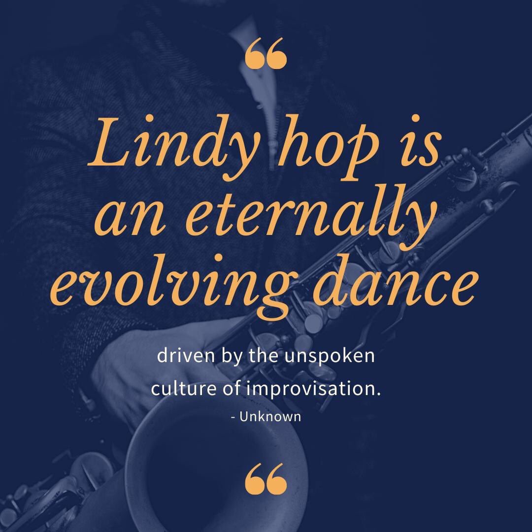 So true. Looking to see you leads the next wave. #lindyhop #lindy #lindyhoppers #dance