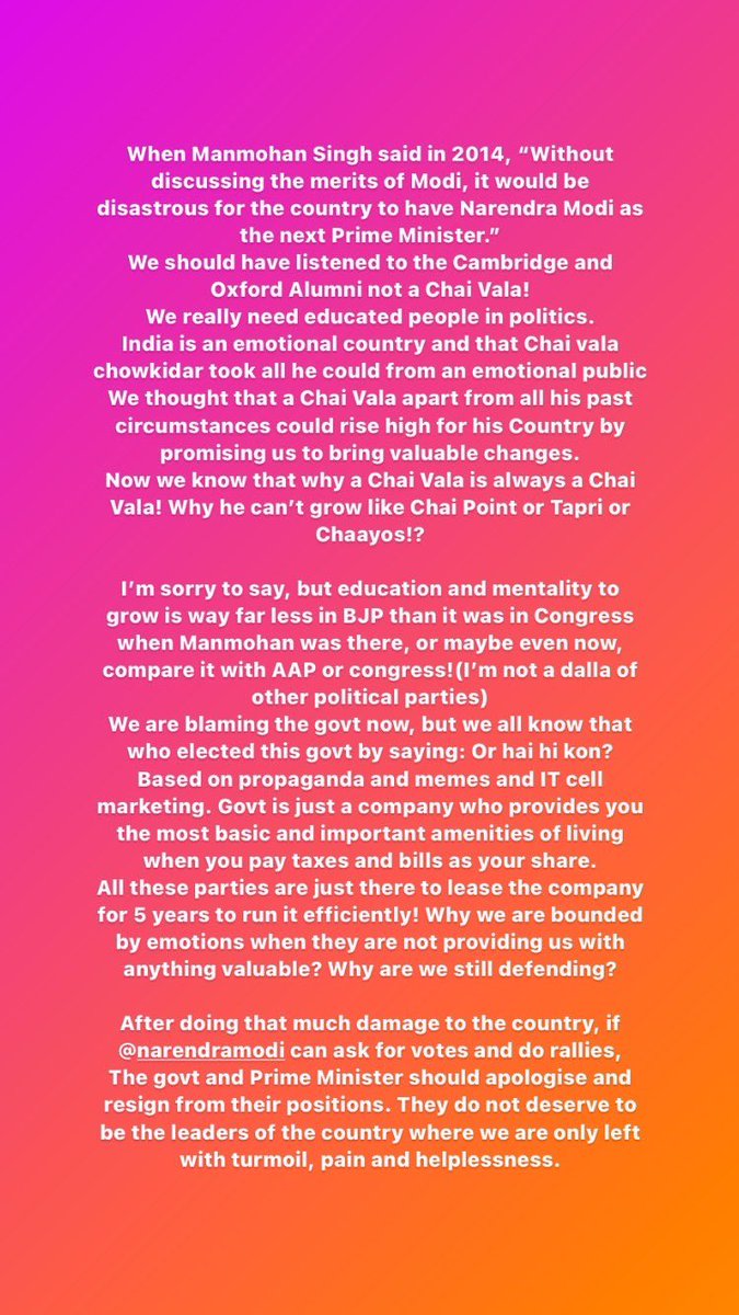 prateekdontwari's tweet image. I guess Manmohan Singh was right! #WhereIsPM #apologizetoIndia #BJPFailsIndia