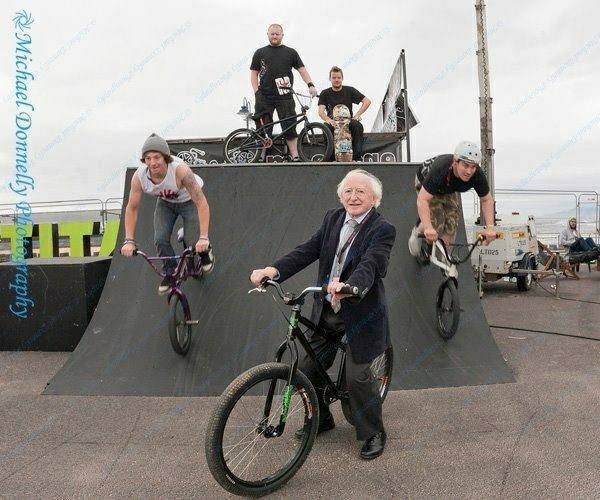 Happy 80th birthday to our President Michael D Higgins 