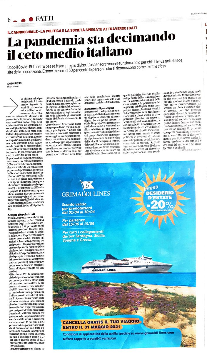 La crisi del ceto medio