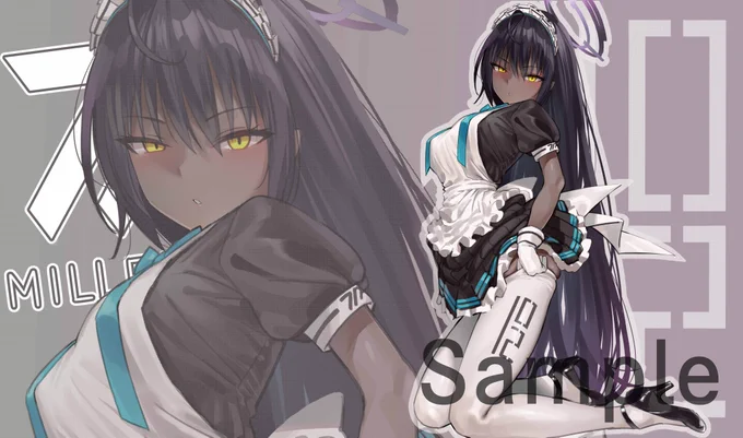 エアコミケ 新作情報「カリン」のスリーブとプレイマットになります。イラストは楓子様()になります! 