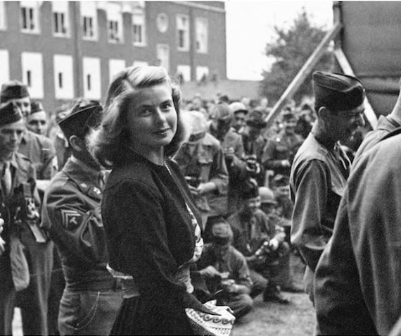 Bea Ballestin S Tweet Ingrid Bergman In Berlin By Robert Capa Wwii Trendsmap