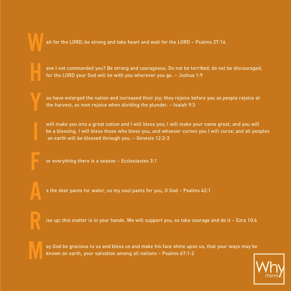 be blessed. 

#whyifarm #sundayschool