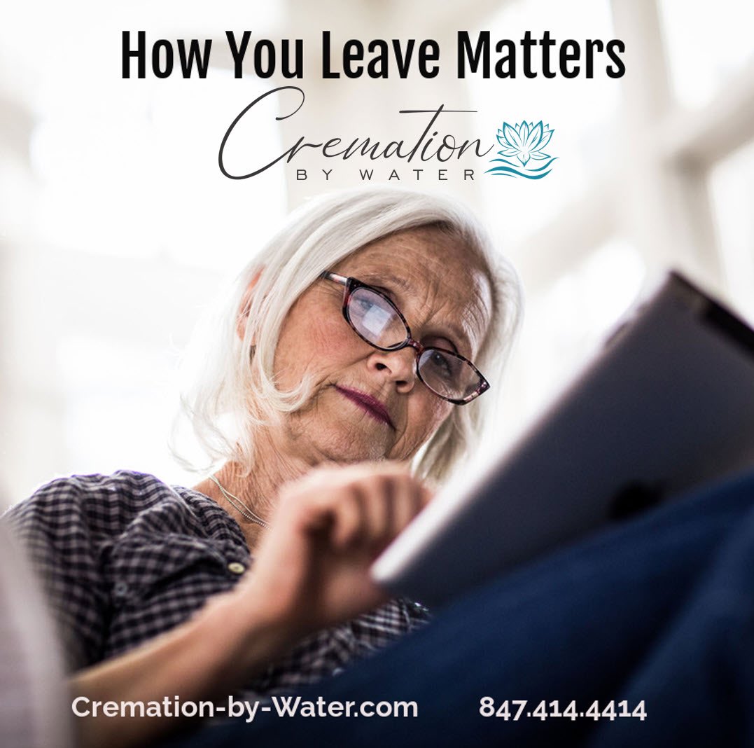 They Way You Leave Matters.  Call us to learn more (847) 414.4414. Whether you are considering a SimpleDirect Eco-Friendly Cremation or a large celebration of life, we can help with a Flameless Gentle touch. Call us to learn more and preplan.

Ask us how the process is gentler.