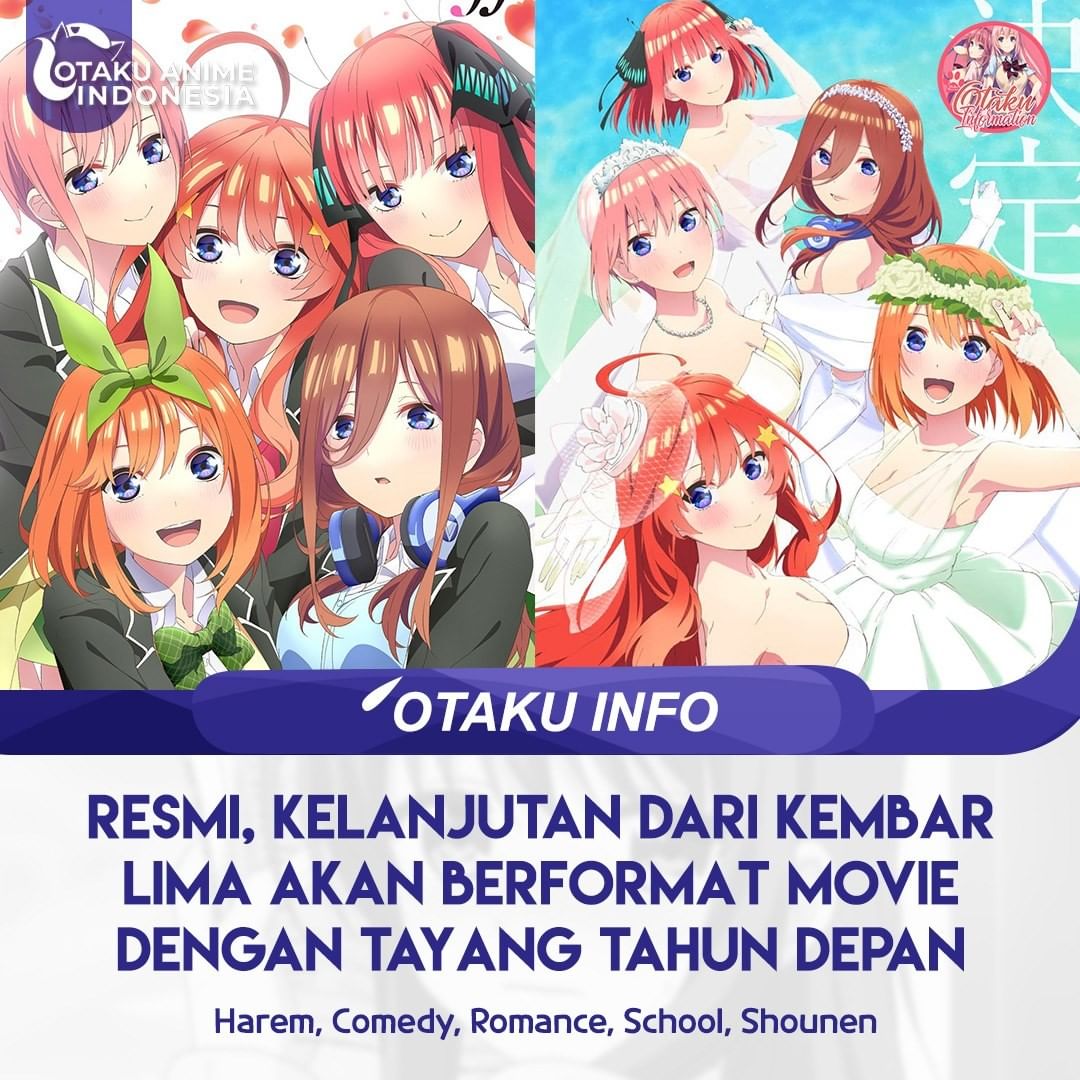 Kapan Gotoubun Movie Tayang di Indonesia?