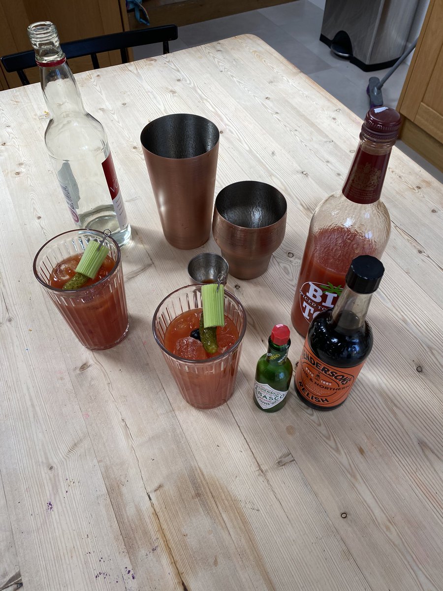 Something for the nerves #lcfc #bloodymary <a href="/barflybymercer/">barflybymercer</a>