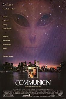 In 1986, Strieber had an 'abduction' experience which formed the basis of his 1987 book Communion.There followed a movie a few years later starring Christopher Walken.