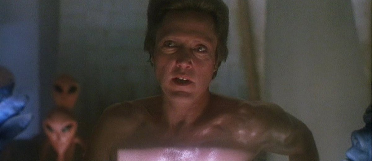 In 1986, Strieber had an 'abduction' experience which formed the basis of his 1987 book Communion.There followed a movie a few years later starring Christopher Walken.