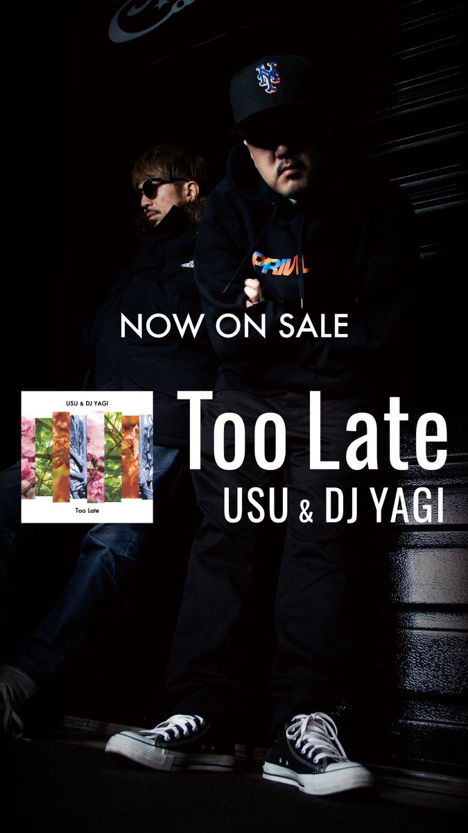 USU_aka_SQUEZ's tweet photo. Check.
USU&DJ YAGI 『Too Late』
https://t.co/NiaNdFRv3T
EP『#at2018』
https://t.co/6QjpkrAFlc
『Cloudmix Special feat.USU / Mixed by DJ KO-ZY』
https://t.co/9iLD9myAAp
LB『Never Too Late feat.USU』
https://t.co/bAZ7i8baF4
『Too fast feat.Chan-K』
https://t.co/tya3R2sd3k https://t.co/AKHwqqT29y