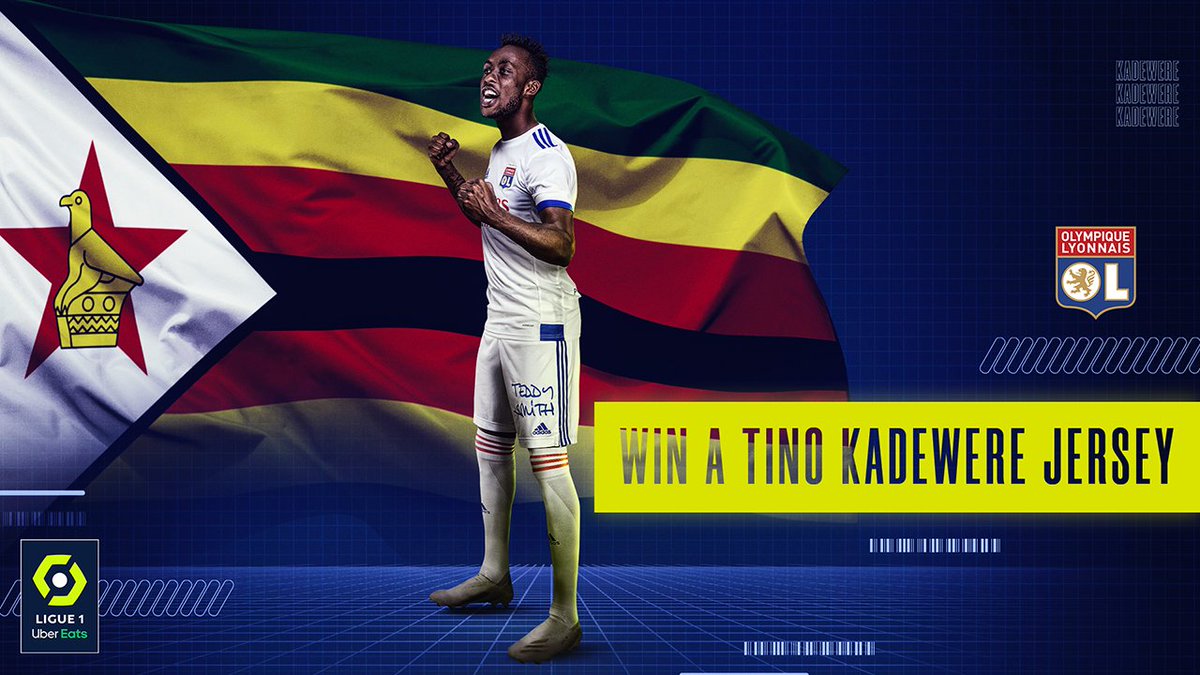 Ligue1_ENG's tweet image. 🇿🇼 #HappyIndependenceDay to Zimbabwe! 🇿🇼

To celebrate, we're giving away an @OL_English   @Tino_Kadewere_  jersey! 👕

To enter:
👉 Follow @Ligue1_ENG 
👉 Follow @OL_English 
👉 Retweet this tweet!