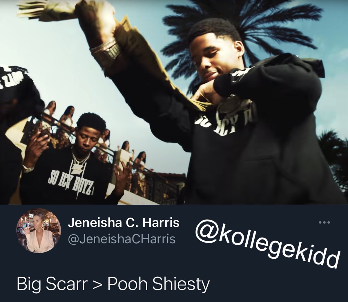 Kollege Kidd (@kollegekidd) on Twitter photo Is Big Scarr better than Pooh Shiesty? Is Big Scarr better than Pooh Shiesty?