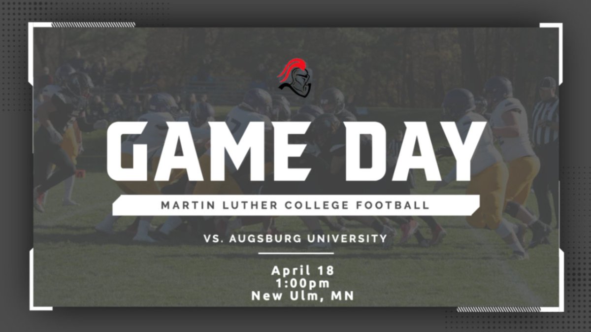 MLC Knights Football (@mlcfootball) on Twitter photo Time to #PACKTHEBOWL on Senior Day!
🆚 <a href="/Augsburg_FB/">Augsburg Football</a>
🏟 "The Bowl"
📍 New Ulm, MN
⏰ 1:00pm
🎥 livestream.com/mlc-knightvisi…
📈 livestats.mlc-wels.edu/football/
#hungryforthree #servetrustwin #p3 #d3fb Time to #PACKTHEBOWL on Senior Day!
🆚 <a href="/Augsburg_FB/">Augsburg Football</a>
🏟 "The Bowl"
📍 New Ulm, MN
⏰ 1:00pm
🎥 livestream.com/mlc-knightvisi…
📈 livestats.mlc-wels.edu/football/
#hungryforthree #servetrustwin #p3 #d3fb