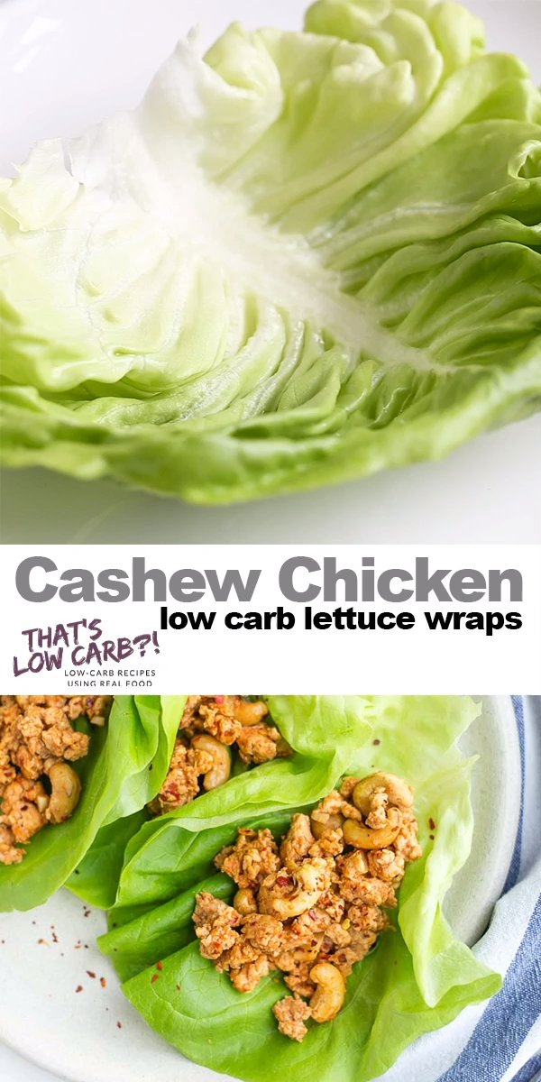 Cashew Chicken Lettuce Wraps for dinner tonight! A easy and delicious recipe that quickly whips together in under 30 minutes. #lowcarb #keto #lowcarbdinner #lowcarbrecipe #lowcarbrecipes #ketorecipes #recipe #recipes #ketodiet #chickendinner