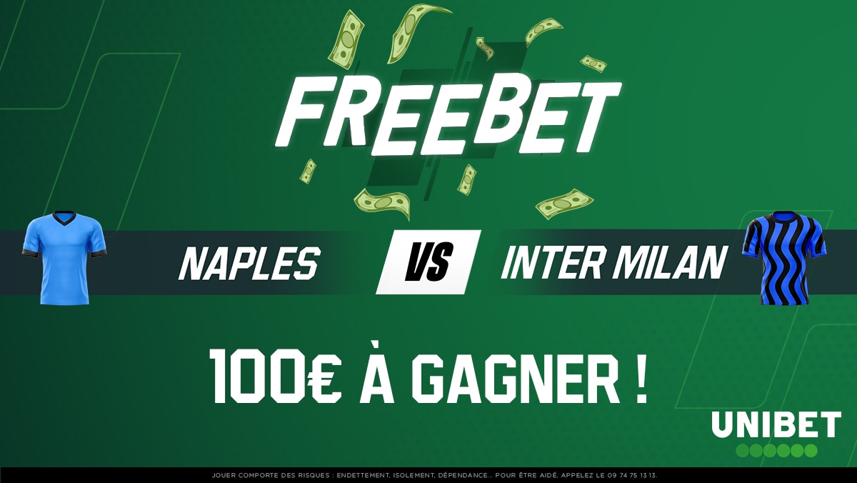 ⚽🤑 5 x 20€ pour Napoli - Inter ! Quel sera le nombre total de buts dans le match ?  

👉 RT/Follow + #FreebetUnibet + Pseudo. 
⏳ Fin du jeu à 20h45.
🍀 TAS lundi.