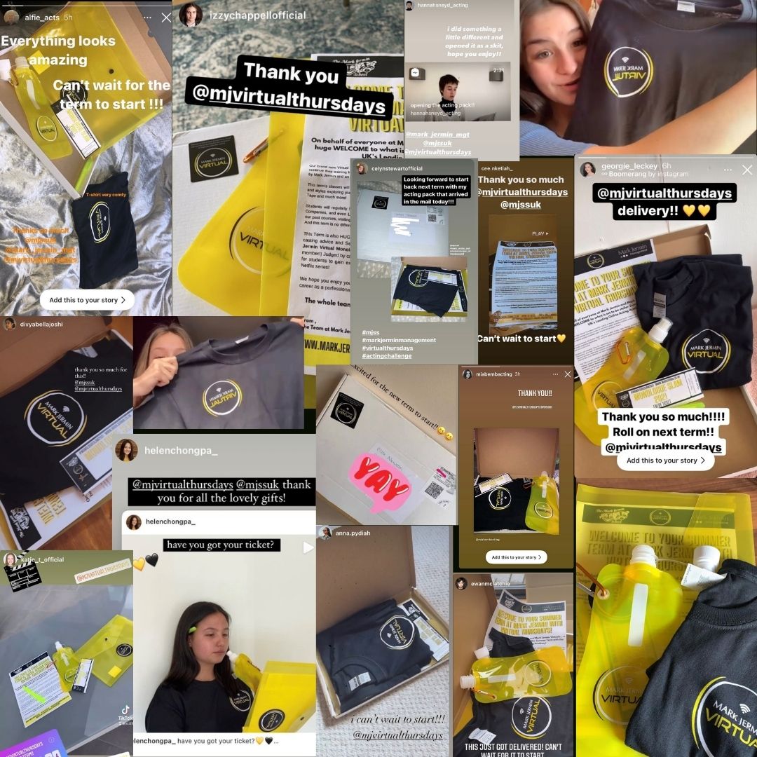 WOW- We are loving everyone's unboxing videos of their MJ Virtuals Industry Pack! We hope everyone enjoys their packs as its the perfect way to kick off the brand new term!⭐

You can book your place via markjermin.co.uk/virtualthursda…
#Drama #DramaTraining #MJSS #MJVirtuals