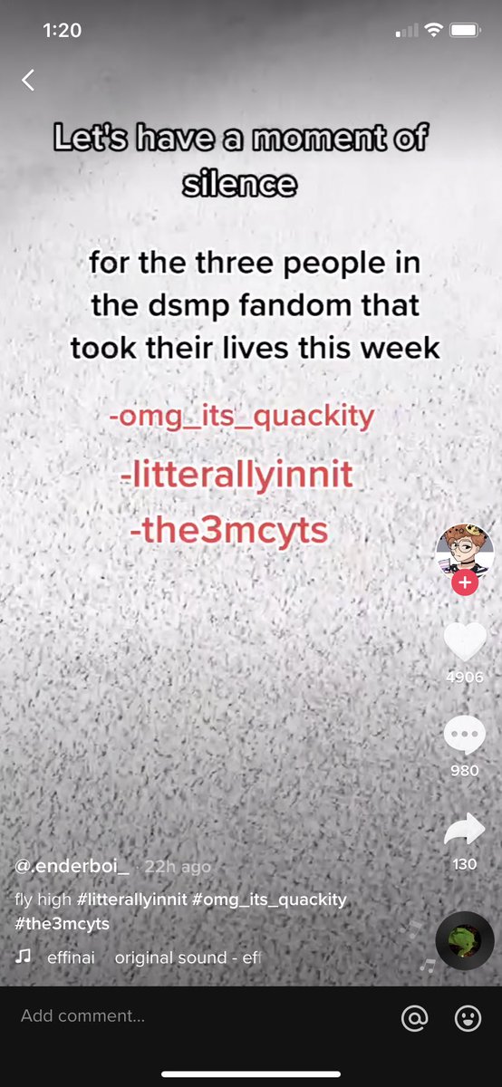 maxx_vsp's tweet photo. /!TW!/ su1s1de
If some of you dont know, a member of our community recently committed. They were only 12 years old. If anyone as ever thought of k1ll1ng them self, please get on a hotline. I promise everything with get better. o7 literallyinnit. #literallyinnit https://t.co/1VPIE8GP9l